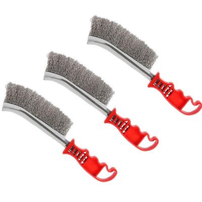 China Sustainable Multifunctional Steel Wire Scrubbing Brush For Household Cleaning for sale