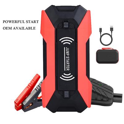 China Portable Outdoor Portable Jump Starter 12V Vehicle Storage Energy Storage Wireless Charging Mobile Phone for sale