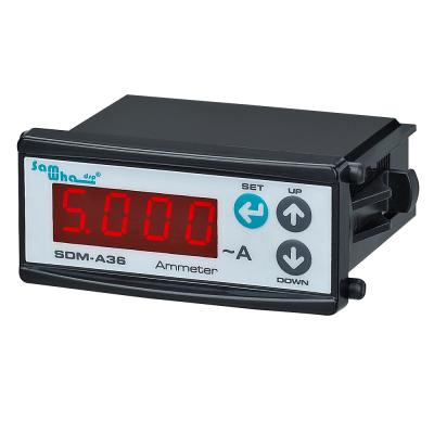 China Single Phase 36*96 Multifunction Digital Panel Meter Digital Ampere Meter AC 31x72mm for sale