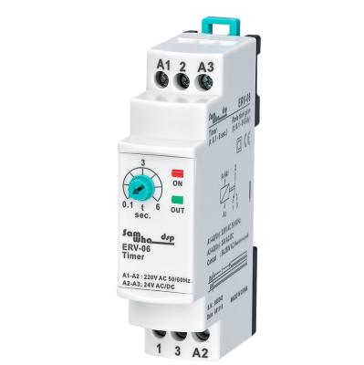 China China Sealed Samwha-dsp Erv-06 Use Safe Miniature Digital Time Voltage Relay Phase Control for sale