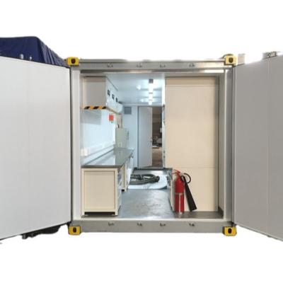 China Industrial Offshore Mud Lab Cabinet With Workbench, A60 Fire Proof Insulation And Safety Shelves for sale