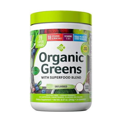 China Providing Energy High Quality Super Greens Powder Multivitamin Support Immune & Digestion Supplement Vitamin Athletic Superfood Greens Powder for sale