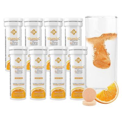 China Support Healthy Immune OEM High Quality Support Healthy Immune Supplements Sugar Free Orange 1000mg Vitamin C D3 Effervescent Tablets for sale