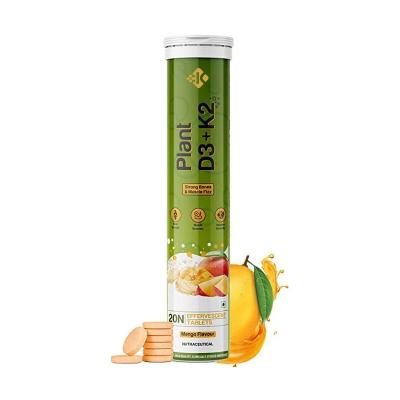 China Support Healthy Immune OEM High Quality Vegan Support Healthy Immune Supplements Bulk Orange Vitamin D3 K2 Effervescent Tablets for sale