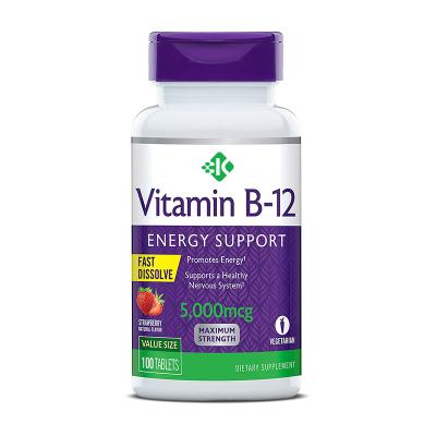 China Bone Health and Immune Support Wholesale Healthcare Supplement OEM Complex Vitamin B Vitamin B 12 Tablets Tablets Dietary Supplements Vitamin B 12 Tablets for sale