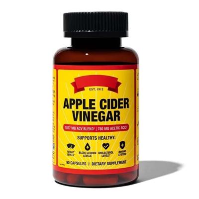 China Antioxidant Powerful Weight Loss ACV Supplement With Vitamin D3 & Zinc And Vegan Apple Cider Vinegar Capsules For Slimming for sale