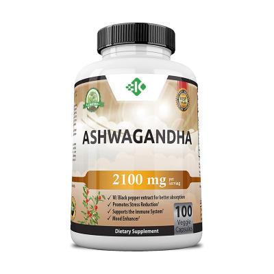 China Calm 2023 Organic Herbal Supplement Natural Ashwagandha Extra Strength Ashwagandha Extract Capsules for sale