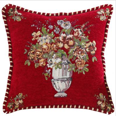 China Anti-static Factory Chenille Jacquard Pillow Cover Hot-selling Home Decorative Tile For Sofa for sale