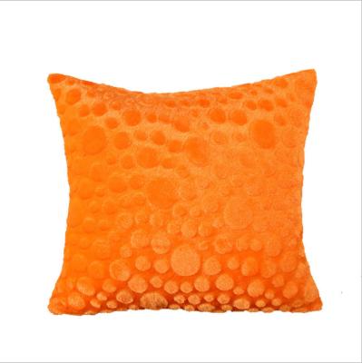 China Sofa Cushion Solid Color Plush Anti-static Modern Single Pillowcase Home Pillow Protectors Tile Cover for sale