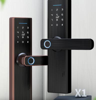 China BOKUN Wifi OEM Outdoor Smart Fingerprint Door Lock For Dormitory for sale