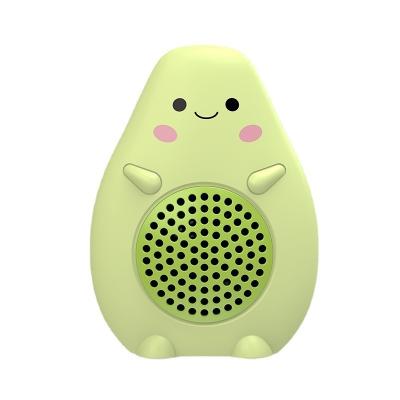 China Mini Fruit Shape Mini Avocado Subwoofer Portable Wireless Speaker 5.0 Avocado Card FM Support Speakers Cartoon Stereo Creative Gift for sale