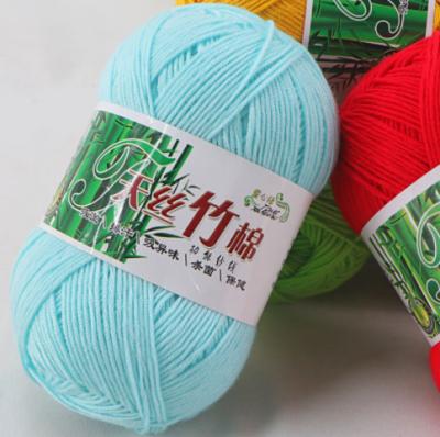 China High Tenacity Charmkey 6 Ply Twisted 50g Solid 100% Cotton Bamboo Acrylic Yarn For Hand Knitting Free Sample for sale