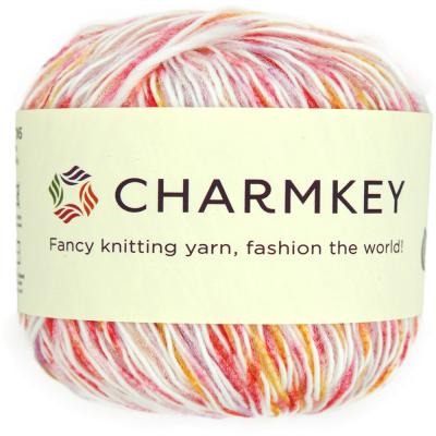 China Charmkey Abrasion-resistant color nylon yarn with acrylic mesh netting for hand knitting yarn price diy art scarf and hat for sale