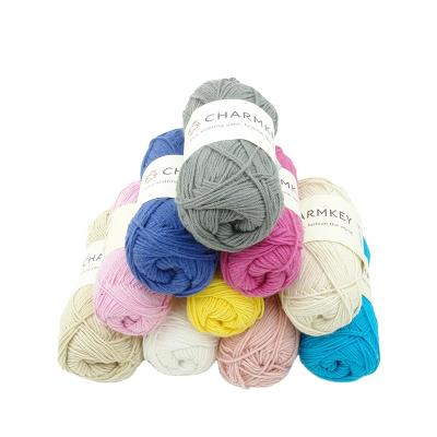 China Anti-bacteria Charmkey pedir muestras free combed 100% cotton yarn with textile yarn for hand knitting yarn socks for sale