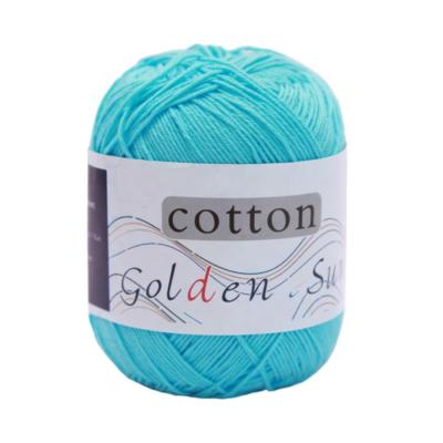 China Wholesale Gold 100% Baby Yarn Sunshine Cotton Yarn Fancy Yarn For Knitting for sale