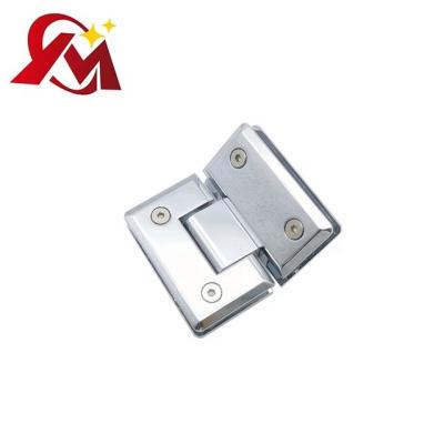 China Modern Finish 5MM Thickness Full Mount Zinc Alloy Mirror Shower Screen Hinges for sale