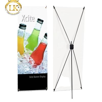 China Aluminum alloy digital film advertising stand+PVC PVC printing X tripod banner stand size 80 x 180cm or 60x160cm for sale