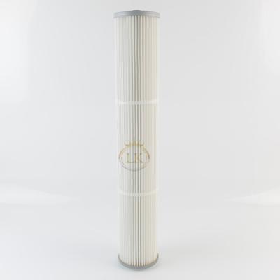 China Hotels spunbonded deep pleated drilling rig dust filter cartridge 3214623900 for sale