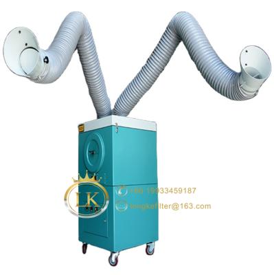 China Portable Hotels Welding Fume Extractor Welding Fume Dust Collector Smoke Filter for sale