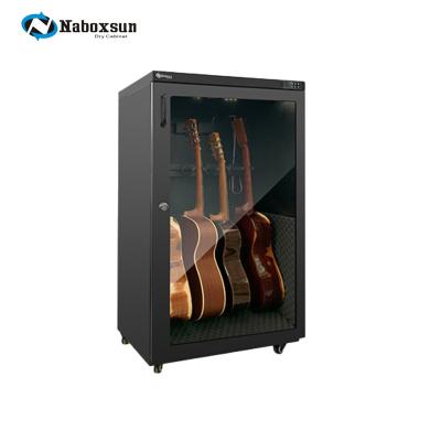 China Musical Instrument Humidity Guitar Stylus Beer Cello Cabinet Gold Shoe Box Trophy Box Steel Glass Humidifier for Drum Cabinet for sale