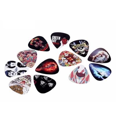 China Custom Printing Colorful Nylon GUITAR OEM Guitar Picks for sale