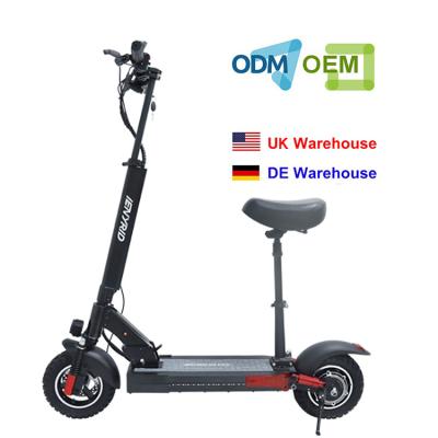 China Warehouse 2 Wheels 500W European Unisex City Foldable Electric Scooter E Bike Foldable Eu Bike Scooter for sale