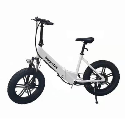 China Hot Selling Cheap Folding Bicycle 350W 500W Aluminum Alloy Shimano7 Speed ​​Gears 20 Inch Fat Foldable Electric Bicycle for sale