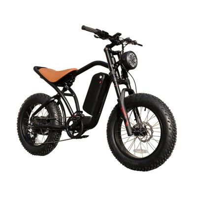 China New Design Full Suspension 48V 500W 750W 1000W 48V* 18Ah Lithium Battery Fashionable Fat Tire Electric Bike Electric Bicycle for sale