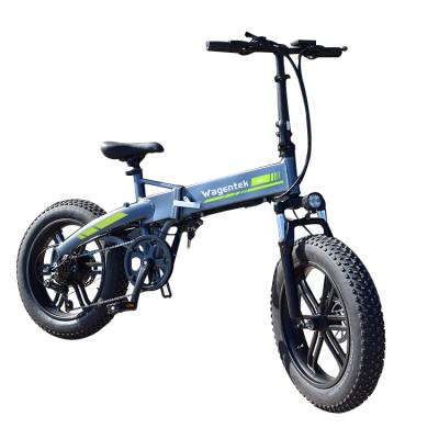 China New 20 Inch 36V 350W Aluminum Alloy Motor Panasonic-cell Fat Tire Snow City Mountain Ebike Electric Bicycle Folding for sale