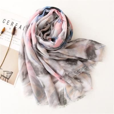 China Decorate Autumn Designer Silk Scarf Famous Brands Spring Ornament Elegant Woman Scarf Women's Shawls And Hijab for sale