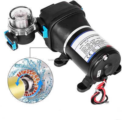 China FL-40 12V 17LPM 40PSI RV Small Diaphragm Pump DC Electric Toilet Sewage Pump for sale