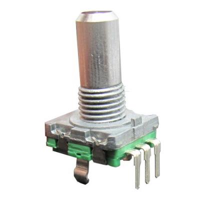 China F11E Metal Shaft Rotary Encoder 15&20 Pulse Rotary Encoder with Switch and Banding Option for sale