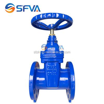 China General SFVA BS5163 450 Ductile Cast Iron Sewage Hand Wheel Iron DN80 PN16 Gate Valve for sale