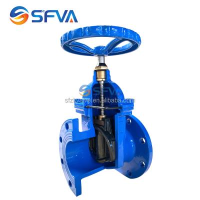 China General DIN3352 DIN F4 GATE VALVE CUT BODY CUT GATE VALVE DN100 CUT GATE VALVE for sale