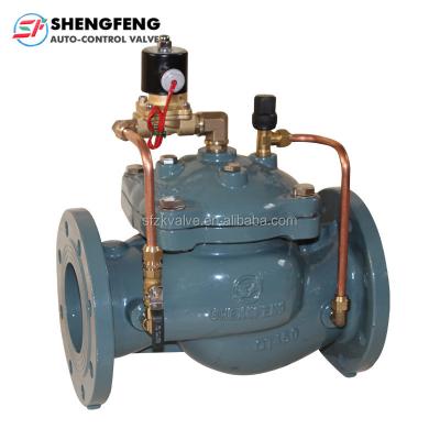 China General Ductile Iron 600X Water Solenoid Steering Control Valve for sale