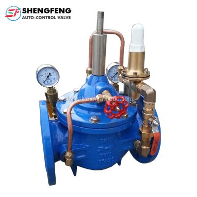 China 400X PN16 General Iron Water Pressure Ductile Flow Control Valve for sale