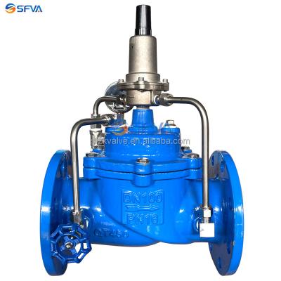 China 500X PN16 General Ductile Iron Water Retaining Relief Pressure Valve for sale