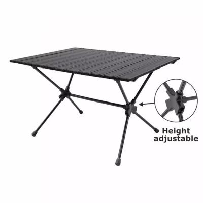 China Modern LARIBON Outdoor Aluminum Folding Camping BBQ Picnic Table  With Light Frame Outdoor Foldable Camping Splice Table for sale