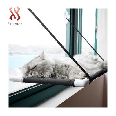 China Stocked New Products Pet Cat Foldable Bracket Hanging Nest Hammock Window Bed for sale