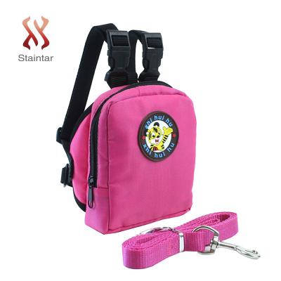 China Factory Wholesale Price Viable Return Adjustable Backpack Dog Chest With Running Leash for sale