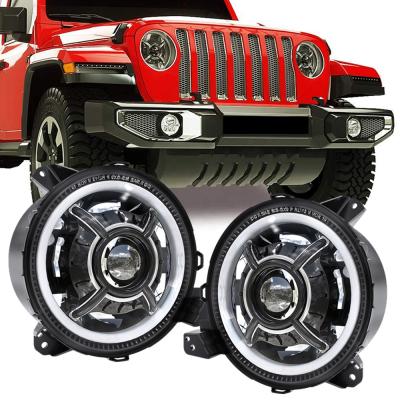 China Adjustable Beam Angle For Jeep Wrangler JL Lights 9