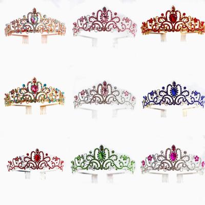 China Dropshipping New Arrival Fashion Alloy Princess Crown Headband Queen Sash Queen Bridal Tiara Bridal Tiara Party Shoulder Belt H1-H2 for sale