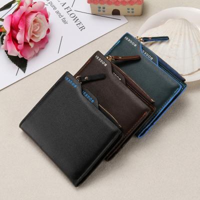 China Factory Direct Men's Short Wallet Waterproof Men's Short Wallet Coin Purse Men's Wallet for sale