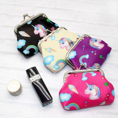 China Fashion Durable Vintage PU Leather MIni Purse Kiss Lock Cute Cute Girl's Pocket Classic Leather Locks Wallet Gift for sale