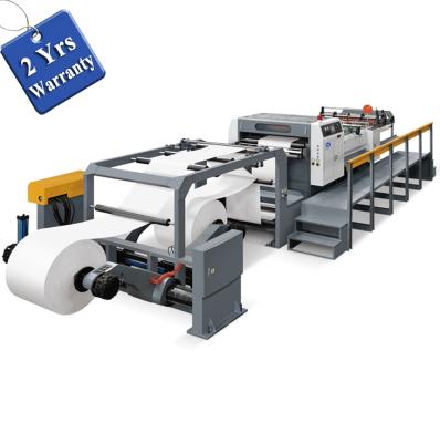 China Factory UCM1100A Industrial High Speed ​​Rotary 2 Elephant Roll For Sheeting Automatic Paper Cross Cutting Machine Lapping Cutter for sale