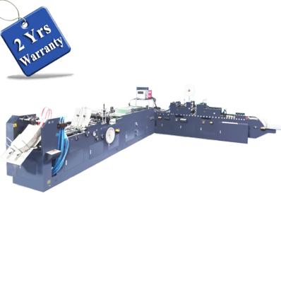 China Automatic Express Hotels EMS-UT70 EMS DHL FEDEX UPS TNT Envelope Making Fold Gluing Machine for sale