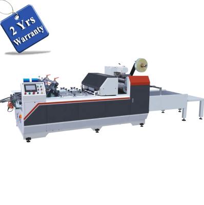 China Factory UTM650B Automatic Paper Medicine Box Corrugated Window Carton Splicing Machine For T-shirt Garment Film Rotary Cutting for sale