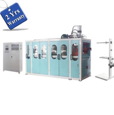 China food & Automatic Beverage Factory UD660 Clam Food Cup Container Plastic Box Tray Thermo PP PS Vacuum Forming Punch Cutting Machine for sale