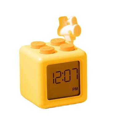 China Perfect Quality Colorful Fashionable And Vintage Block Timer Desk Clock For Bedroom for sale