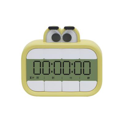 China Competitive Price Modern And Contemporary Big Mouth Timer Fashion Bedroom Desk Clock for sale